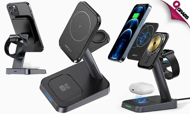 Acefast 3-in-1 Wireless Charger/Desktop Holder!